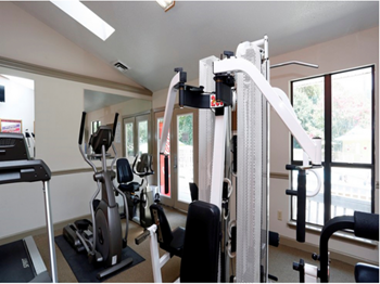 Fitness center pine winds apartments